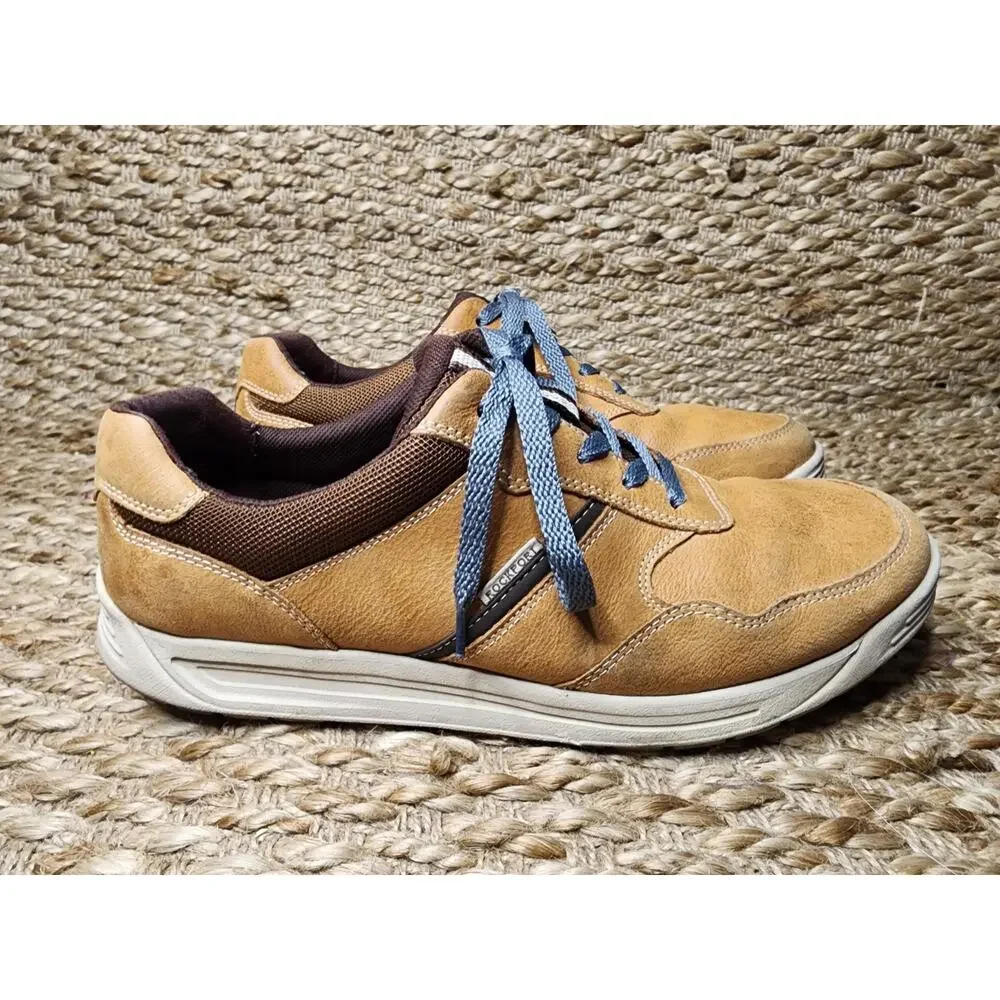 ROCKPORT RANDLE UBAL LEA LEATHER CASUAL COMFORT DRESS SHOES SIZE 10.5